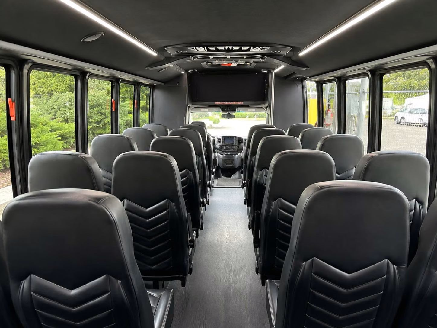 20 passenger minibus inside