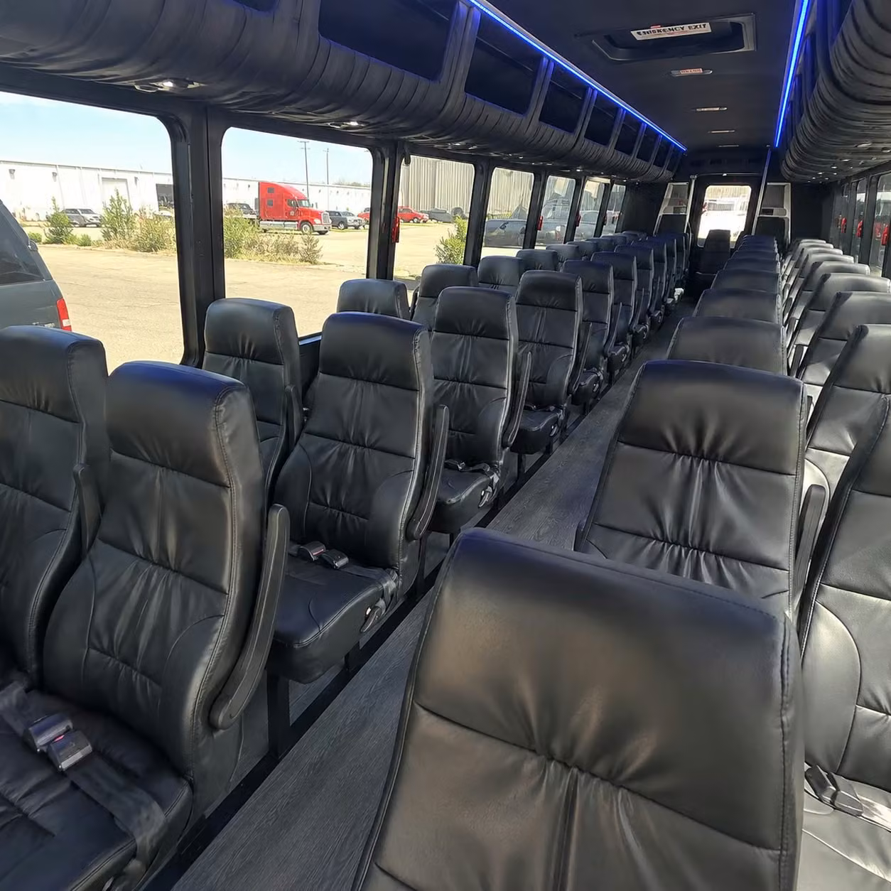 30 passenger minibus inside