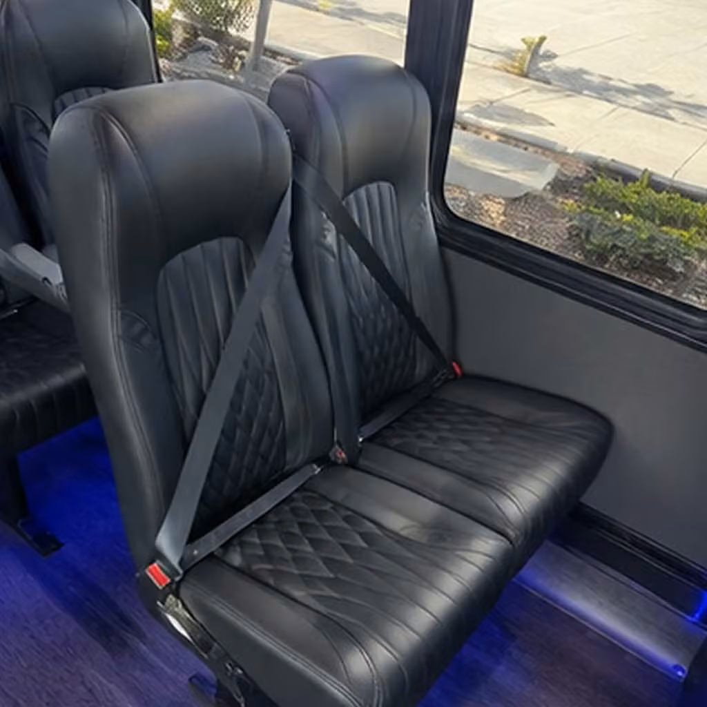 30 passenger minibus interior